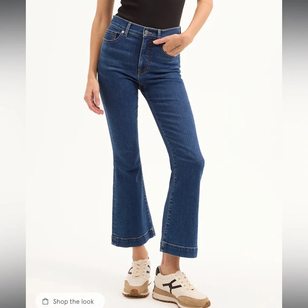 Veronica beard Carson ankle flare high rise jeans - Picture 2 of 14